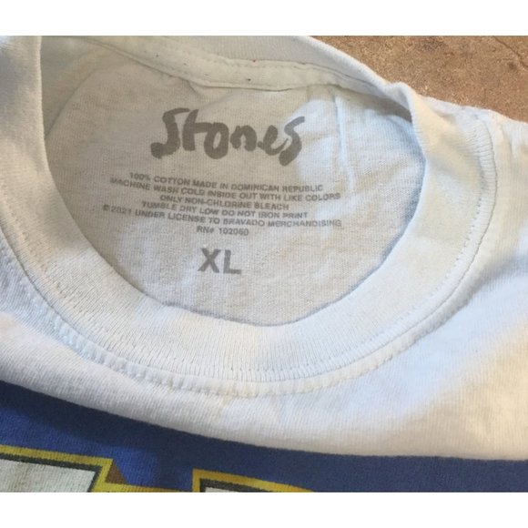 The Rolling Stones Concert XL White T-shirt 10-17-2021 Los Angeles CA Men Tee - Picture 3 of 4